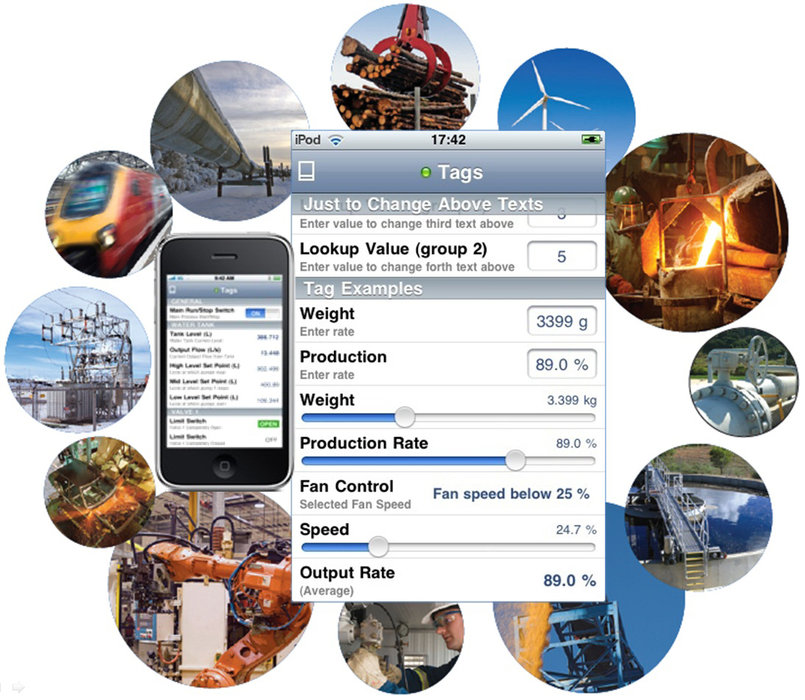 Öppna dina aktiva processvariabler från din iPhone  med hjälp av ProSoft Technology Industrial Hotspots